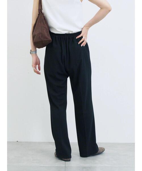 Samansa Mos2 blue(サマンサモスモスブルー)の「カットジョーゼットセミフレアパンツ(その他パンツ・レディース・カーキ/ブラック/ブラウン・F)」の16枚目の写真