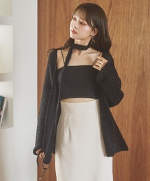 knitting pattern shawl cardigan /編み柄ショールニットカーディガン