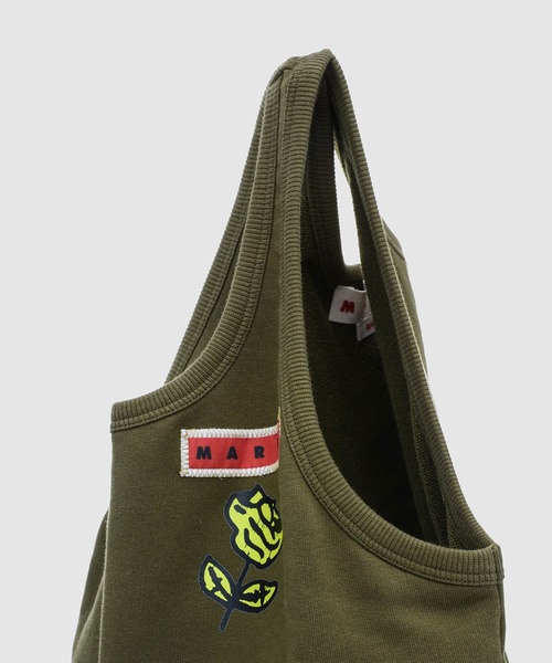 MARNI（マルニ）の「ORGANIC COTTON / スウェットバッグ（ハンドバッグ・メンズ・オリーブ・ONE SIZE）」の3枚目の写真