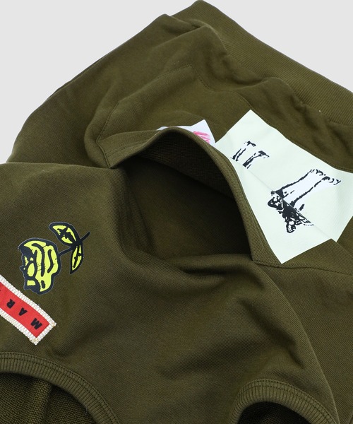 MARNI（マルニ）の「ORGANIC COTTON / スウェットバッグ（ハンドバッグ・メンズ・オリーブ・ONE SIZE）」の8枚目の写真