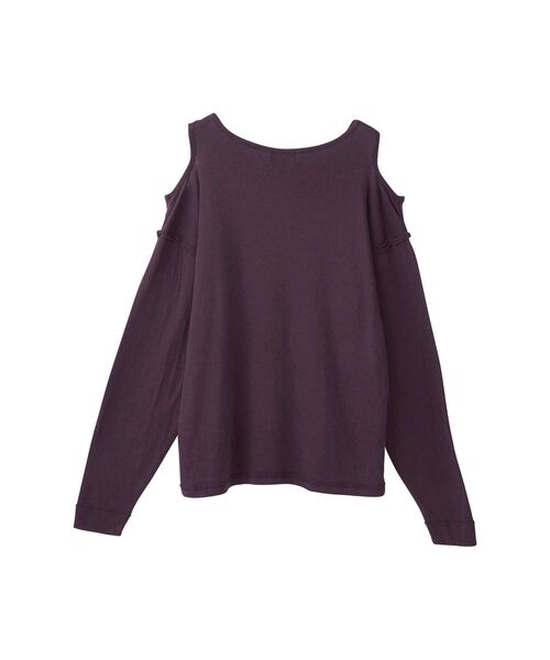 HYSTERIC GLAMOUR（ヒステリックグラマー）の「NICE AND SLEAZY プルオーバー（Tシャツ/カットソー・レディース・ブラック/ホワイト/パープル・FREE）」の5枚目の写真