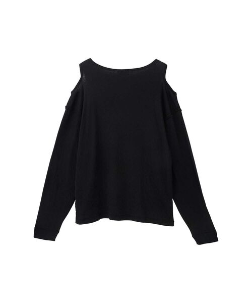 HYSTERIC GLAMOUR（ヒステリックグラマー）の「NICE AND SLEAZY プルオーバー（Tシャツ/カットソー・レディース・ブラック/ホワイト/パープル・FREE）」の6枚目の写真