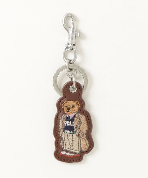 Poloベア　レザーキーフォブ Polo ベア レザー キー フォブ（キーホルダー）｜POLO RALPH LAUREN