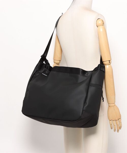 CHROME(クローム)の「CHROME/クローム ショルダーバック NEWSPAPER MESSENGER ニュースペーパー メッセンジャー JP197MTBK(ショルダーバッグ・メンズ・ブラック・FREE)」の5枚目の写真