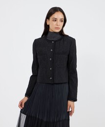 EPOCA（エポカ）の「ブークレージャカード ノーカラージャケット（テーラードジャケット）」