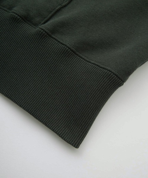 X-girl（エックスガール）の「EYELET EMBROIDERY ZIP UP SWEAT HOODIE（パーカー・レディース・オリーブ/チャコール/ベージュ・S/M）」の17枚目の写真