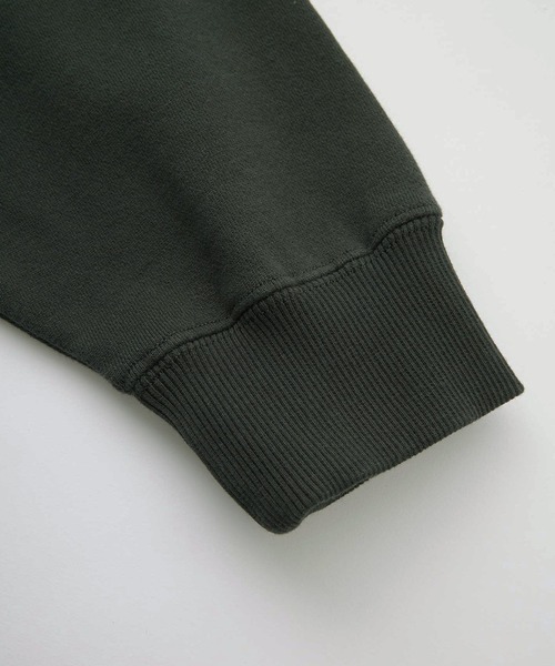 X-girl（エックスガール）の「EYELET EMBROIDERY ZIP UP SWEAT HOODIE（パーカー・レディース・オリーブ/チャコール/ベージュ・S/M）」の18枚目の写真