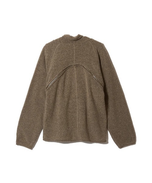 SUGARHILL(シュガーヒル)の「【SUGARHILL】BOA ZIP JACKET(その他アウター・メンズ・ベージュ/ダークブラウン・2/3)」の4枚目の写真