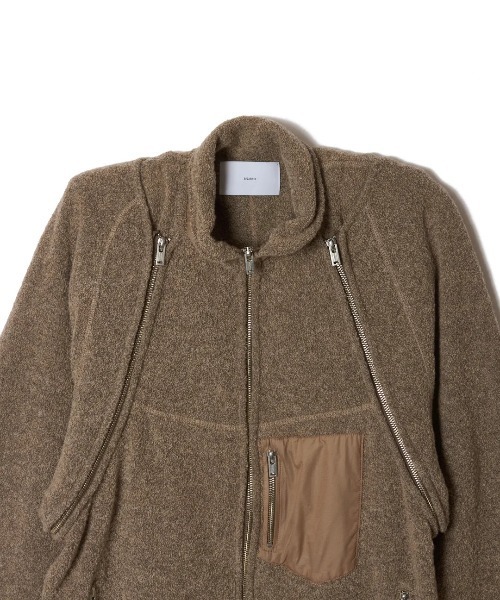 SUGARHILL(シュガーヒル)の「【SUGARHILL】BOA ZIP JACKET(その他アウター・メンズ・ベージュ/ダークブラウン・2/3)」の11枚目の写真