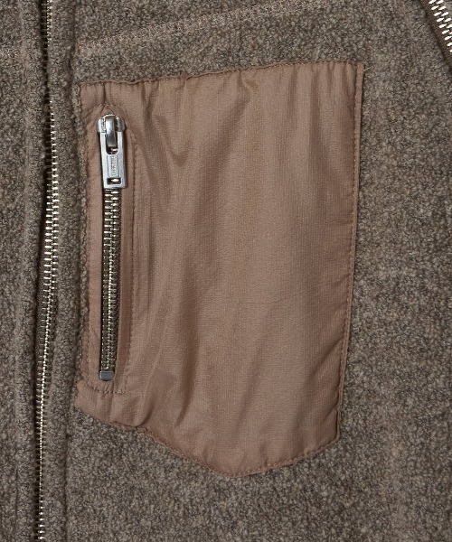 SUGARHILL(シュガーヒル)の「【SUGARHILL】BOA ZIP JACKET(その他アウター・メンズ・ベージュ/ダークブラウン・2/3)」の13枚目の写真