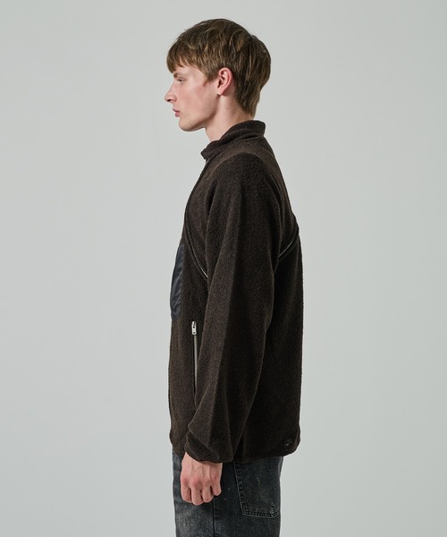 SUGARHILL(シュガーヒル)の「【SUGARHILL】BOA ZIP JACKET(その他アウター・メンズ・ベージュ/ダークブラウン・2/3)」の8枚目の写真