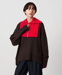 CINOH | 【別注】＜CINOH＞ネックウォーマー&クルーネック ニット(ニット/セーター)