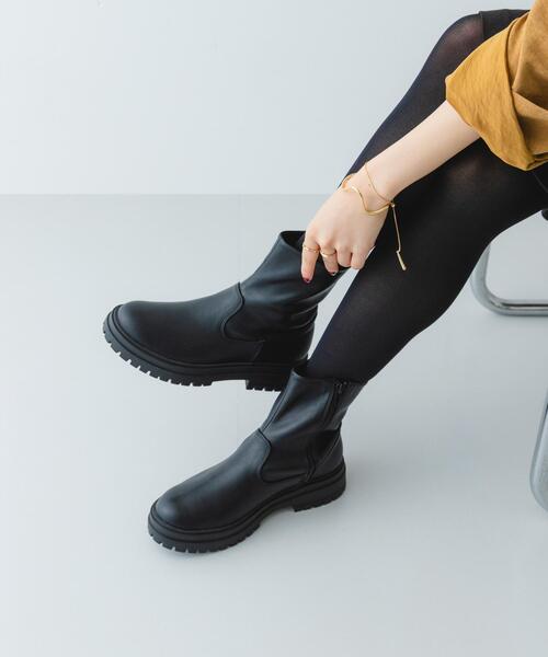 RODE SKO（ロデスコ）の「撥水ストレッチブーツ（ブーツ・レディース・ブラック/ダークブラウン・36/37/38）」の5枚目の写真