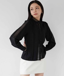 Luan（ルアン）の「【Luan】LAVERS LACE BLOUSE リバーレースブラウス（シャツ/ブラウス）」