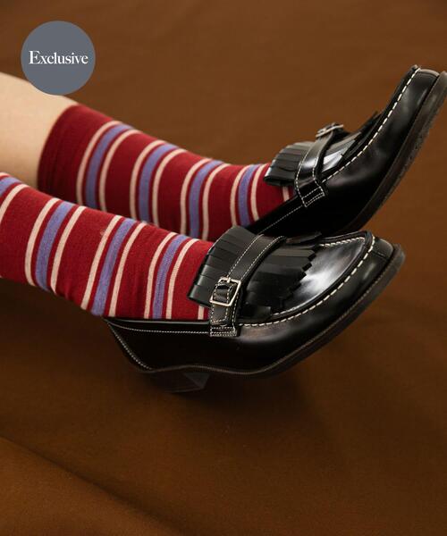 セール】『別注』HARUTA×DOORS キルトローファー（ローファー