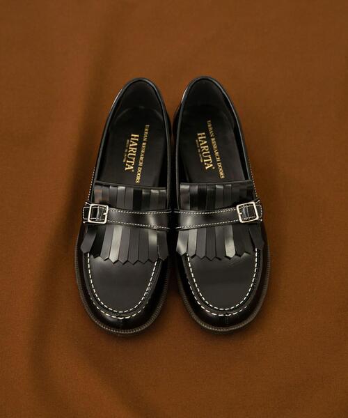 HARUTA（ハルタ）の「『別注』HARUTA×DOORS　キルトローファー（ローファー・レディース・ブラック・23/24/24.5/23.5）」の5枚目の写真