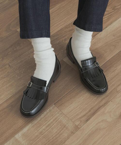 HARUTA（ハルタ）の「『別注』HARUTA×DOORS　キルトローファー（ローファー・レディース・ブラック・23/24/24.5/23.5）」の7枚目の写真