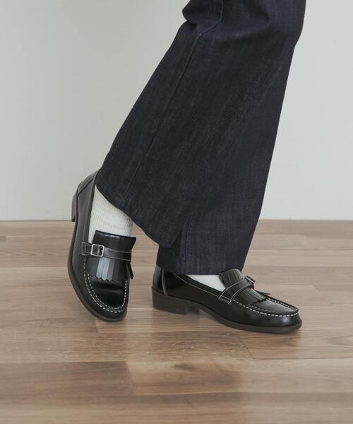 HARUTA（ハルタ）の「『別注』HARUTA×DOORS　キルトローファー（ローファー・レディース・ブラック・23/24/24.5/23.5）」の9枚目の写真