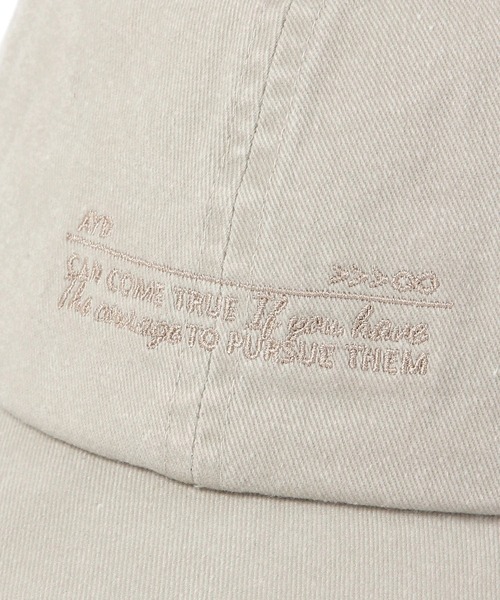 LEPSIM(レプシィム)の「ピグメントテキストキャップ 589158(キャップ・レディース・ブラウン系その他/ブラック系その他/アイボリー・ONE SIZE)」の4枚目の写真