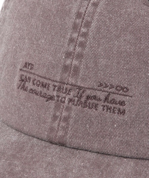 LEPSIM(レプシィム)の「ピグメントテキストキャップ 589158(キャップ・レディース・ブラウン系その他/ブラック系その他/アイボリー・ONE SIZE)」の5枚目の写真