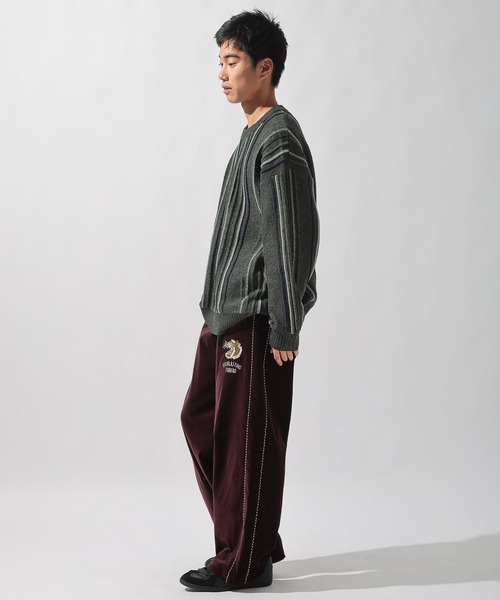 セール】モールストライプニットプルオーバー（ニット/セーター