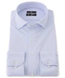 SUIT SELECT（スーツセレクト）の「【スーパーノンアイロン・ストレッチ・速乾】【長袖】【BLACK LINE】ホリゾンタルワイドカラースナップダウンワイシャツ/「4S」（ビジネスシャツ）」