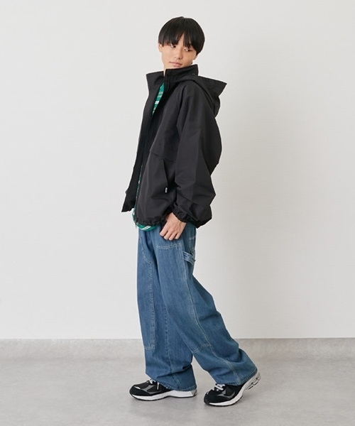 GLAZOS（グラソス）の「【GLSW.】【撥水】パッカブルブルゾン（ブルゾン・キッズ・ブラック/カラフル・LL/L/M）」の22枚目の写真