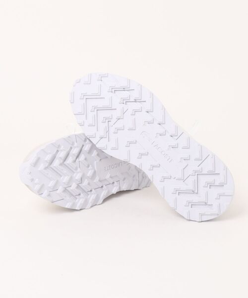 LACOSTE(ラコステ)の「LACOSTE ラコステ ELITE ACTV EVO 225 1 SMA メンズスニーカー(エリートアクティブエヴォ2251SMA)(スニーカー・メンズ・ホワイト×グレー・26.0cm/26.5cm/28.0cm/27.0cm/25.5cm)」の3枚目の写真
