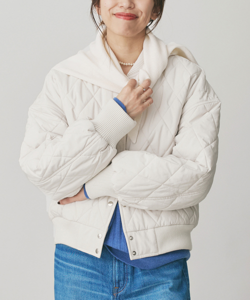 セール】キルティングスタジアムブルゾン（スタジャン）｜IENA（イエナ