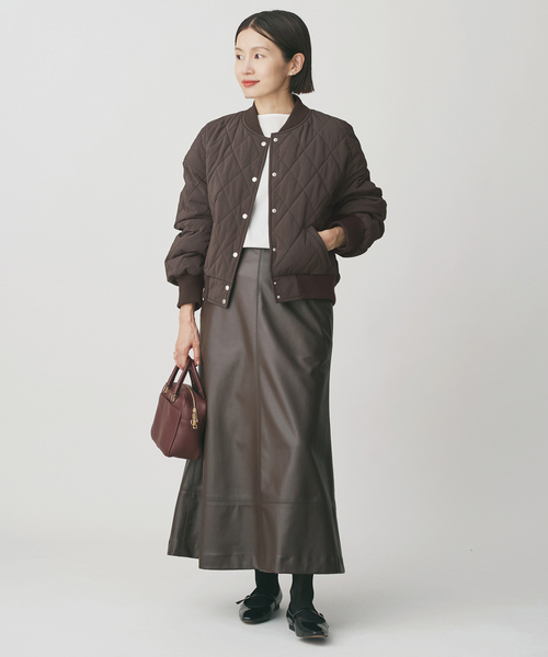 キルティングスタジアムブルゾン（スタジャン）｜IENA（イエナ