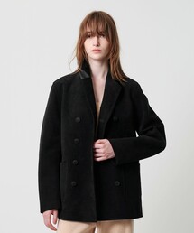 【レッドバレンチノ】 黒 ピーコート ブラック　コート　b266 VALENTINO(ヴァレンティノ) ピーコート(メンズ) - 海外通販のBUYMA