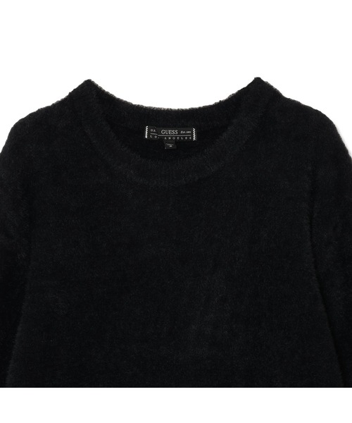 ＊しず＊　1207 JOSIAH Crew Neck Furry Sweater ニット セーター | GUESS(ゲス