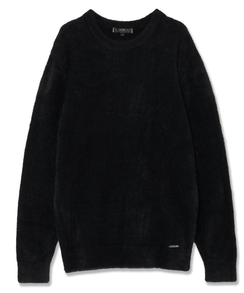 JOSIAH Crew Neck Furry Sweater ニット セーター | GUESS(ゲス) JAPAN
