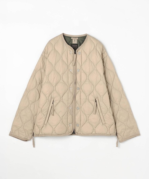 Grand PARK（グランドパーク）の「【TAION】M65ライナーショートダウンジャケット（ダウンジャケット/コート・レディース・ネイビー/ベージュ/カモフラージュ・FREE）」の2枚目の写真