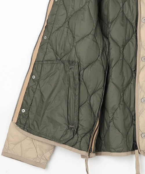 Grand PARK（グランドパーク）の「【TAION】M65ライナーショートダウンジャケット（ダウンジャケット/コート・レディース・ネイビー/ベージュ/カモフラージュ・FREE）」の10枚目の写真