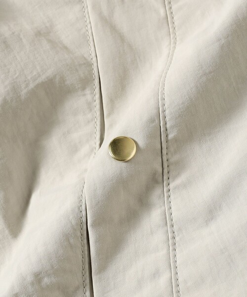 BEAMS HEART（ビームスハート）の「フーディー ライト ブルゾン（ブルゾン・レディース・ベージュ/ライトグレー/ブラック・SMALL/MEDIUM）」の21枚目の写真