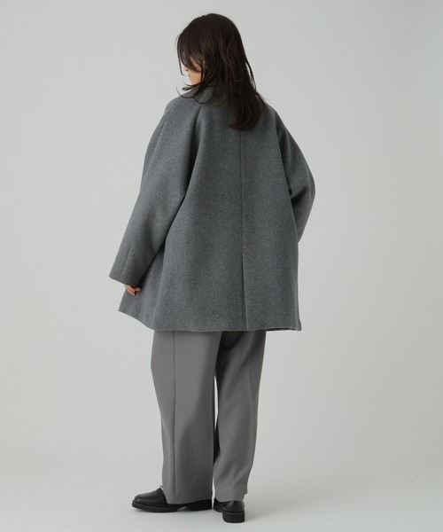 Elura(エルーラ)の「ウールPコート/452010(ピーコート・レディース・ネイビー/グレー・MEDIUM/LARGE)」の11枚目の写真