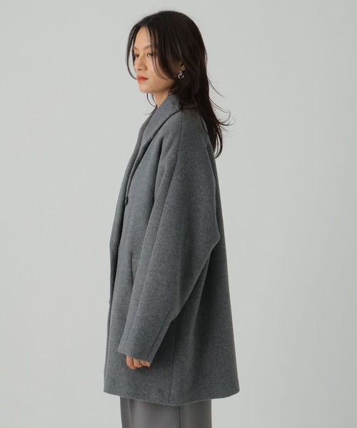 Elura(エルーラ)の「ウールPコート/452010(ピーコート・レディース・ネイビー/グレー・MEDIUM/LARGE)」の16枚目の写真