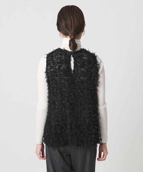 セール】チュール ノースリーブ ブラウス（シャツ/ブラウス）｜UNITED