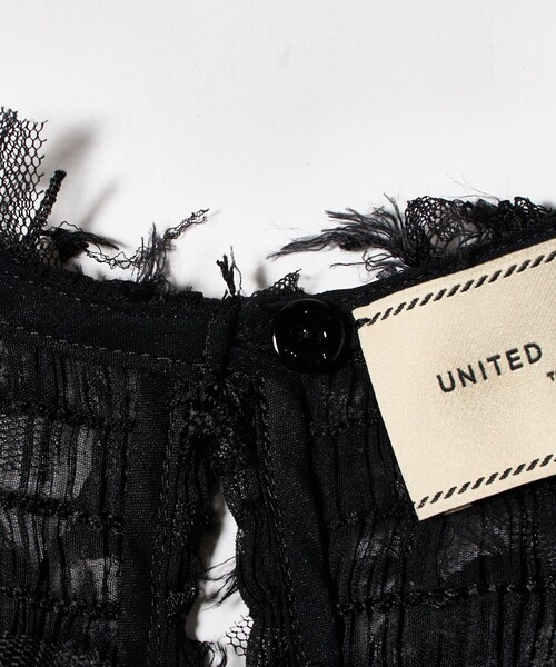 セール】チュール ノースリーブ ブラウス（シャツ/ブラウス）｜UNITED