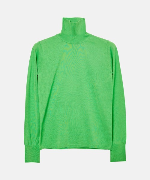 LE CIEL BLEU(ルシェルブルー)の「ハイゲージタートルネックニット / High-Gauge Turtleneck Knit(ニット/セーター・レディース・グレー/ブラック/ネイビー/ホワイト/グリーン/ブラウン・36)」の21枚目の写真