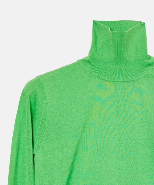 LE CIEL BLEU(ルシェルブルー)の「ハイゲージタートルネックニット / High-Gauge Turtleneck Knit(ニット/セーター・レディース・グレー/ブラック/ネイビー/ホワイト/グリーン/ブラウン・36)」の22枚目の写真