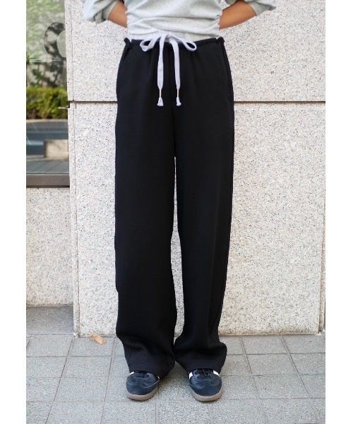 BeBeoD(べベッド)の「ダブルウエストカーブスウェットパンツ(スウェットパンツ・レディース・ブラック/グレー/ライトグレー・フリー)」の8枚目の写真