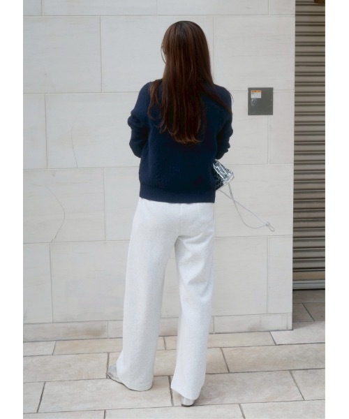 BeBeoD(べベッド)の「ダブルウエストカーブスウェットパンツ(スウェットパンツ・レディース・ブラック/グレー/ライトグレー・フリー)」の11枚目の写真