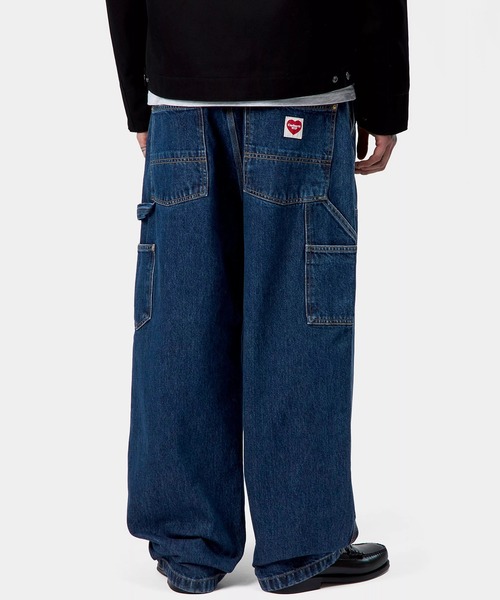 Carhartt WIP(カーハートダブリューアイピー)の「Carhartt WIP/カーハートダブリューアイピー NASH DOUBLEKNEE PANT デニムパンツ I032106(デニムパンツ・メンズ・ブルー/ブラック/ワンウォッシュ・L/M/S/XS)」の1枚目の写真