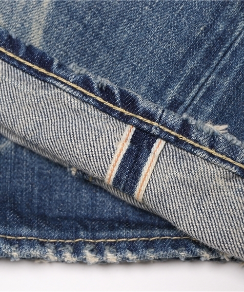 HYSTERIC GLAMOUR（ヒステリックグラマー）の「BR加工デニム スリムストレートPT（デニムパンツ・メンズ・インディゴブルー・31inch/30inch/32inch/34inch/29inch/28inch）」の9枚目の写真