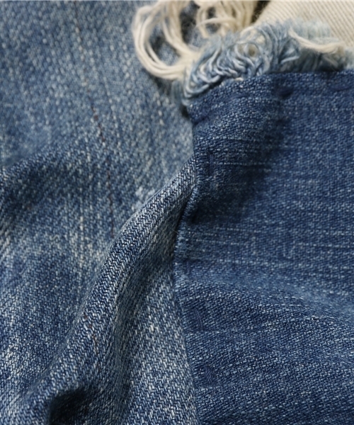 HYSTERIC GLAMOUR（ヒステリックグラマー）の「BR加工デニム スリムストレートPT（デニムパンツ・メンズ・インディゴブルー・31inch/30inch/32inch/34inch/29inch/28inch）」の10枚目の写真