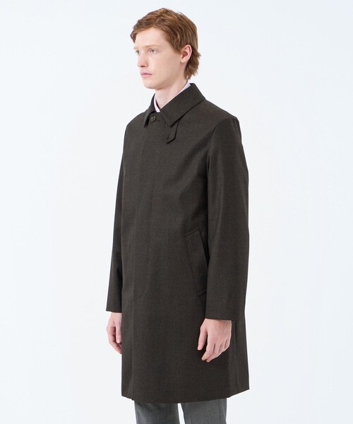 MACKINTOSH PHILOSOPHY（ﾏｯｷﾝﾄｯｼｭ ﾌｨﾛｿﾌｨｰ）の「CANONICO(カノニコ)千鳥2レイヤー WELLINGTON（ウェリントン）（ステンカラーコート・メンズ・ネイビー/ダークブラウン・42/40/38）」の12枚目の写真