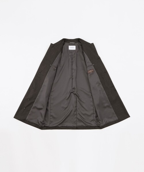 MACKINTOSH PHILOSOPHY（ﾏｯｷﾝﾄｯｼｭ ﾌｨﾛｿﾌｨｰ）の「CANONICO(カノニコ)千鳥2レイヤー WELLINGTON（ウェリントン）（ステンカラーコート・メンズ・ネイビー/ダークブラウン・42/40/38）」の6枚目の写真
