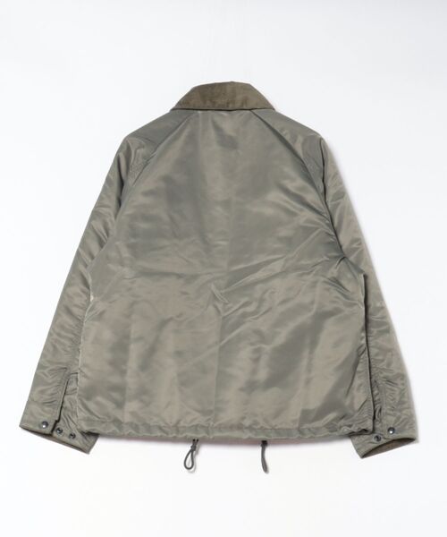 HOUSTON（ヒューストン）の「HOUSTON ナイロンハンティングジャケット（ミリタリージャケット・メンズ・オリーブドラブ/セージグリーン/ブラック・X-LARGE/MEDIUM/LARGE/XX-LARGE）」の4枚目の写真